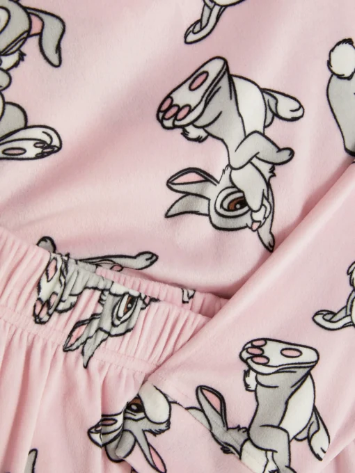 Disney Characters Long Sleeve Fleece Pajamas