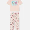 Disney Graphic T-Shirt And Cuffed Pajama Pants