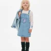 Disney’s Lilo And Stitch Denim Overall Dress Set