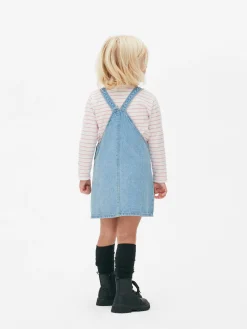 Disney’s Lilo And Stitch Denim Overall Dress Set