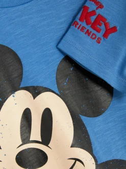 Disney’s Mickey Mouse Printed Slubbed T-Shirt