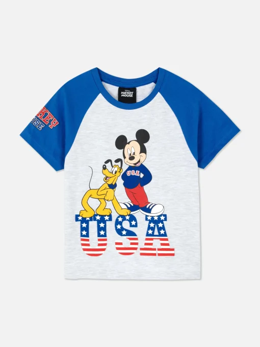 Disney’s Mickey Mouse 4th Of July Raglan T-Shirt