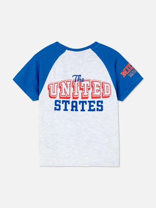 Disney’s Mickey Mouse 4th Of July Raglan T-Shirt