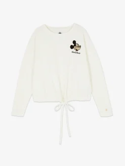 Disney’s Mickey Mouse Waffle Texture Pajama Top