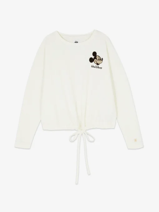Disney’s Mickey Mouse Waffle Texture Pajama Top