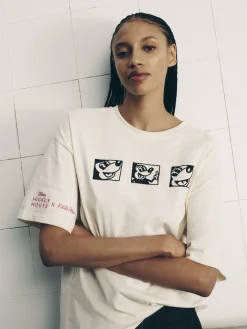 Disney’s Mickey Mouse X Keith Haring Oversized T-Shirt