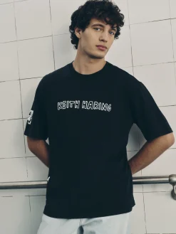 Disney’s Mickey Mouse X Keith Haring Acid Wash T-Shirt