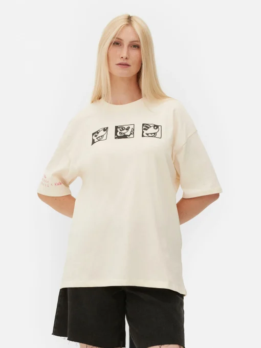 Disney’s Mickey Mouse X Keith Haring Oversized T-Shirt