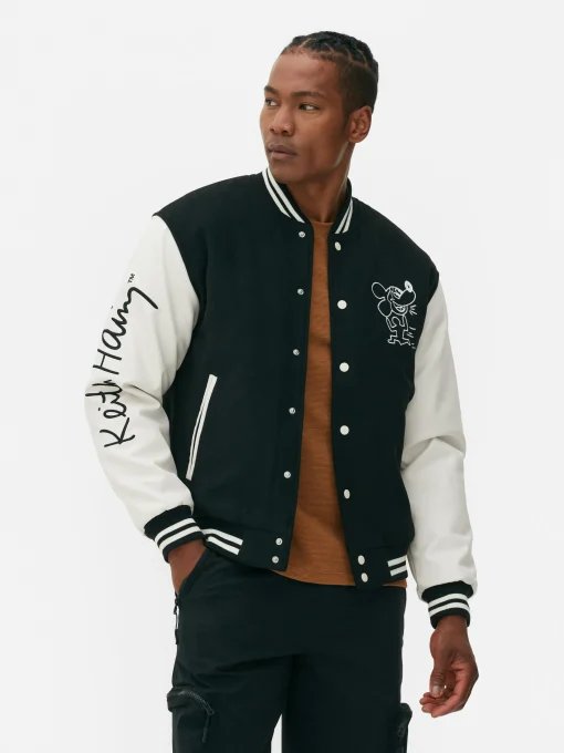 Disney’s Mickey Mouse X Keith Haring Varsity Jacket