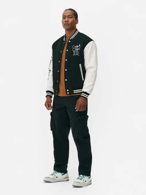 Disney’s Mickey Mouse X Keith Haring Varsity Jacket