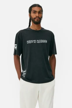 Disney’s Mickey Mouse X Keith Haring Acid Wash T-Shirt