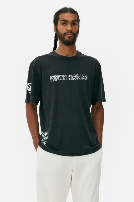 Disney’s Mickey Mouse X Keith Haring Acid Wash T-Shirt