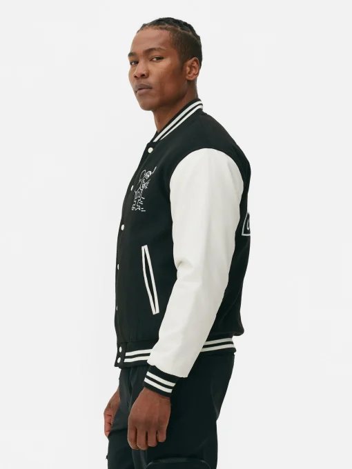 Disney’s Mickey Mouse X Keith Haring Varsity Jacket