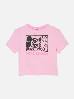 Disney’s Mickey Mouse X Keith Haring Cropped T-Shirt