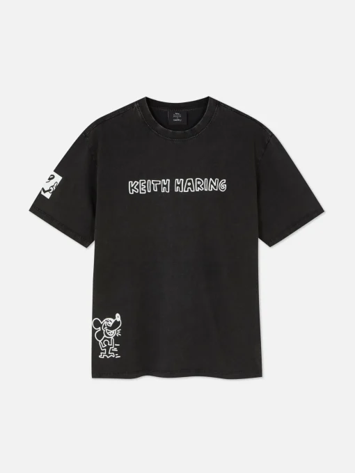 Disney’s Mickey Mouse X Keith Haring Acid Wash T-Shirt