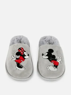 Disney’s Minnie And Mickey Mouse Fluffy Slippers