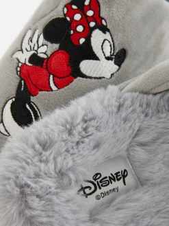 Disney’s Minnie And Mickey Mouse Fluffy Slippers