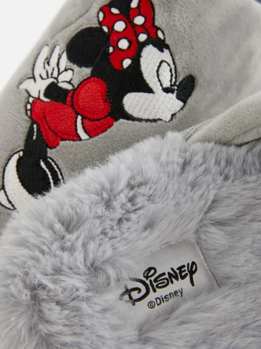 Disney’s Minnie And Mickey Mouse Fluffy Slippers