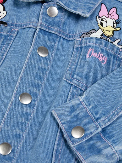 Disney's Minnie Mouse & Friends Double Pouch Denim Jacket