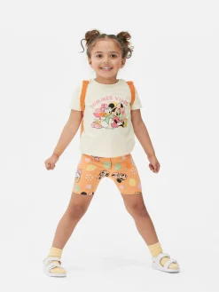 Disney’s Minnie Mouse And Friends Glitter Text T-Shirt
