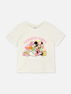 Disney’s Minnie Mouse And Friends Glitter Text T-Shirt
