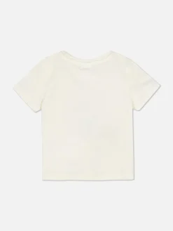 Disney’s Minnie Mouse And Friends Glitter Text T-Shirt