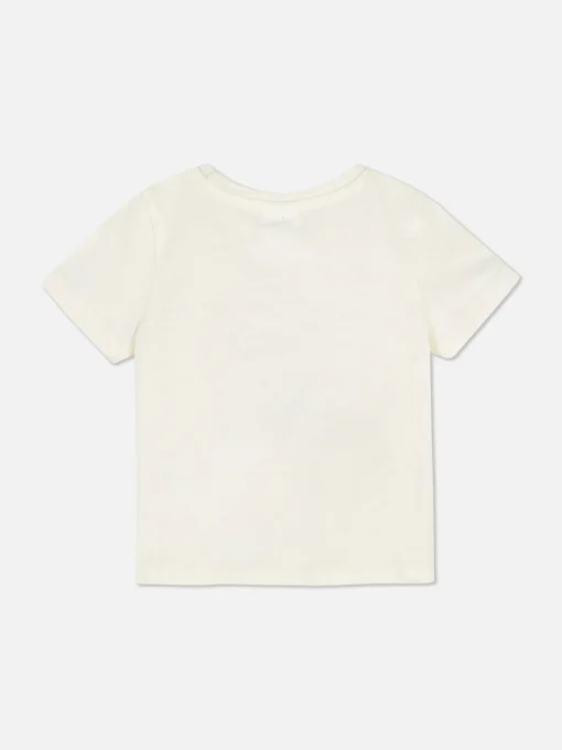 Disney’s Minnie Mouse And Friends Glitter Text T-Shirt