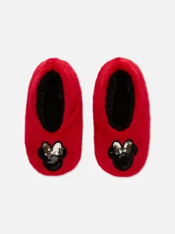 Disney’s Minnie Mouse Footie Slippers