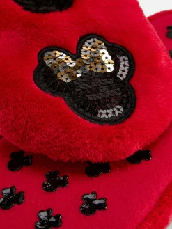 Disney’s Minnie Mouse Footie Slippers