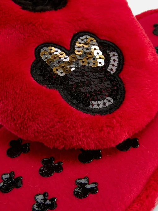 Disney’s Minnie Mouse Footie Slippers