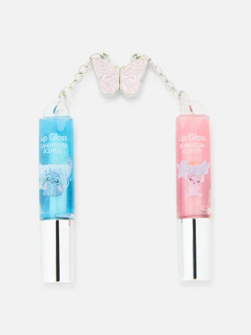 Disney’s Stitch And Angel Charm Lip Gloss Set