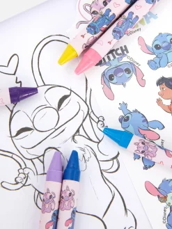 Disney's Stitch And Angel Carry Along Coloring Set