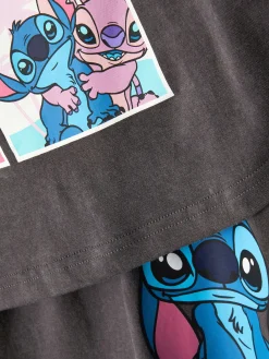 Disney’s Stitch And Angel Cropped Pajamas