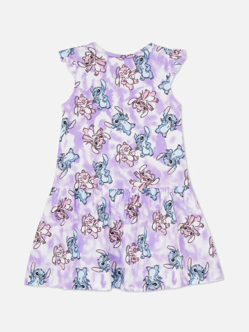 Disney’s Stitch And Angel Cap Sleeve Dress