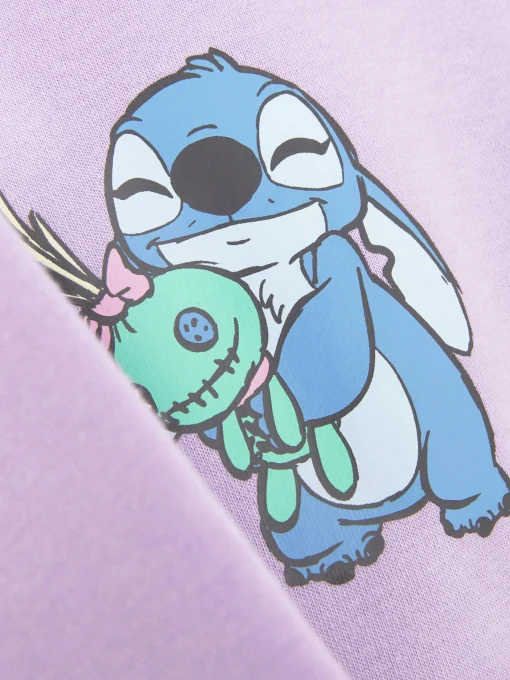Disney’s Stitch And Angel Crew Neck Sweatshirt