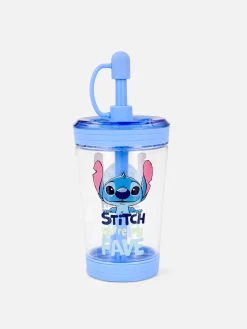 Disney's Stitch Clear Cup And Straw