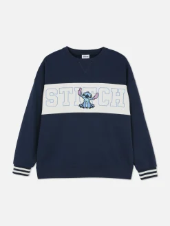 Disney’s Stitch Contrast Text Sweatshirt