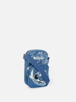 Disney’s Stitch Denim Phone Bag