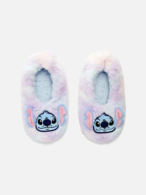 Disney's Stitch Fluffy Footlet Slippers