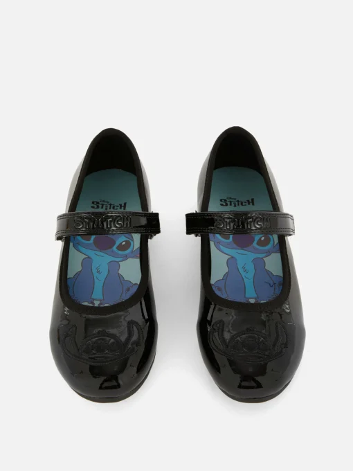 Disney’s Stitch Patent Ballet School Shoes