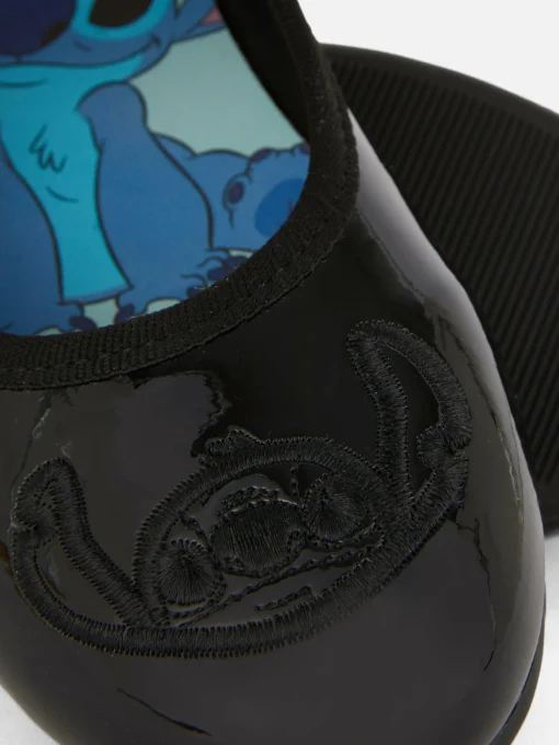 Disney’s Stitch Patent Ballet School Shoes
