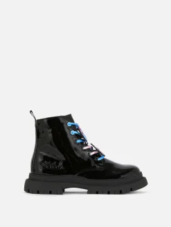 Disney’s Stitch Patent Lace-Up Boots
