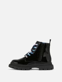 Disney’s Stitch Patent Lace-Up Boots