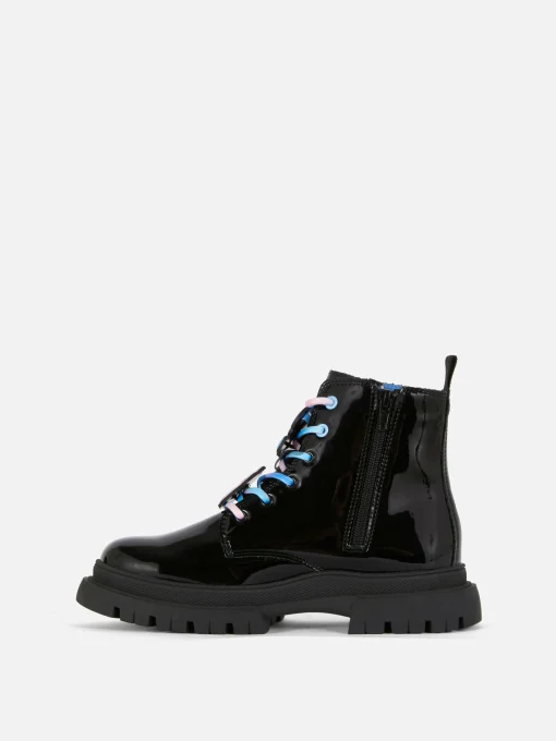 Disney’s Stitch Patent Lace-Up Boots