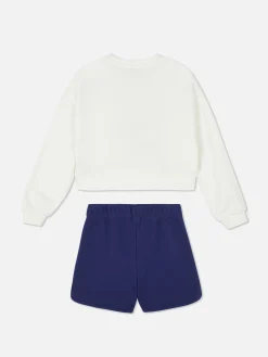 Disney’s Stitch Sweatshirt And Shorts Set