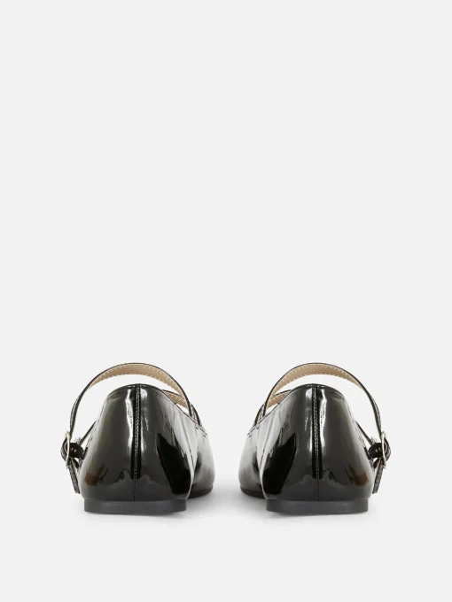 Double Buckle Strap Ballet Flats