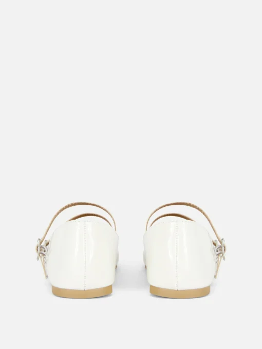 Double Buckle Strap Ballet Flats