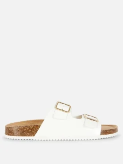 Double Strap Footbed Sandals