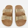 Double Strap Footbed Sandals