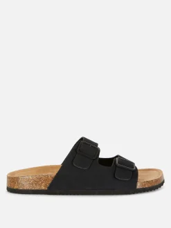 Double Strap Footbed Sandals